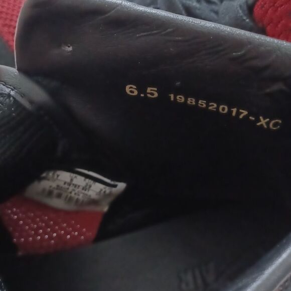 Nike High-Top Sneakers in Black and Red - Picture 10 of 14